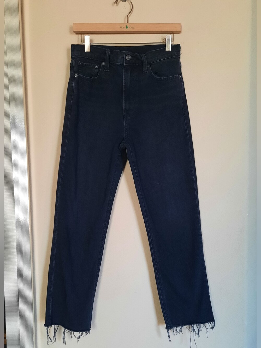 GAP Women's Dark Blue Straight-Leg Jeans